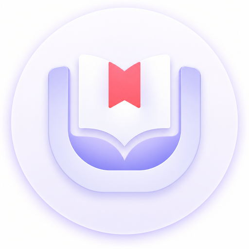 UniBook 圓形書籤標誌